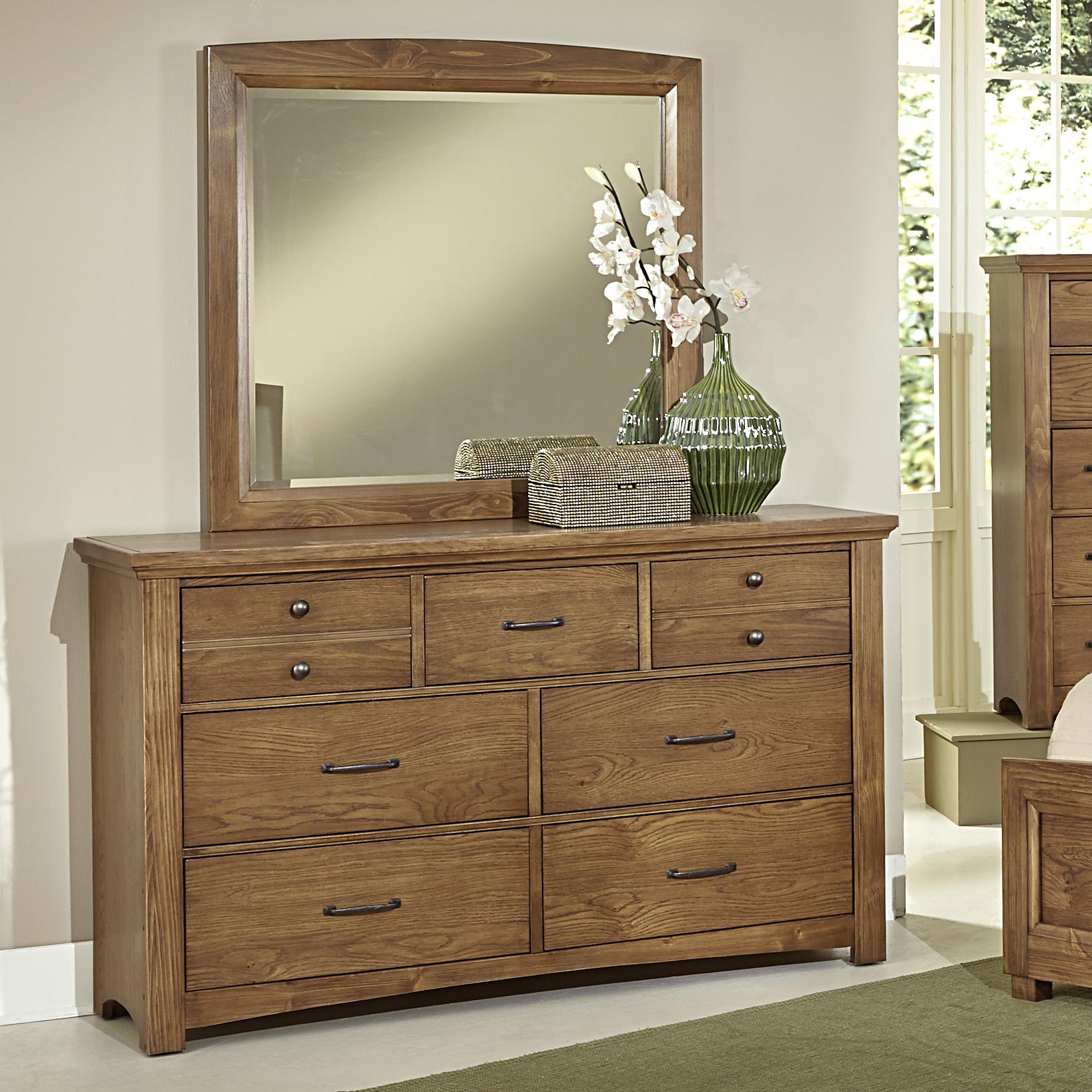 Vaughan Bassett Transitions Dresser & Landscape Mirror Value City